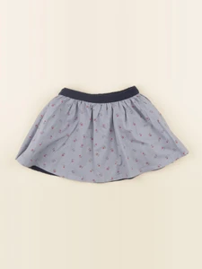 Vertbaudet - jupe réversible bleu, or - 8 ans