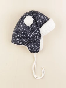 Petit Bateau - bonnet bleu, blanc - 24/36 mois