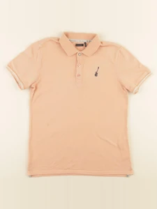 IKKS - polo imprimé au dos orange - 10 ans