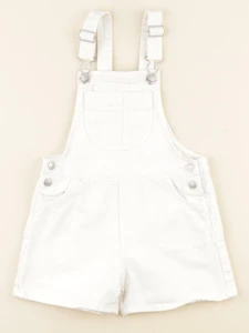 Zara - salopette blanc - 2/3 ans