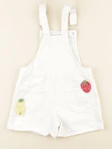 Zara - salopette blanc - 2/3 ans