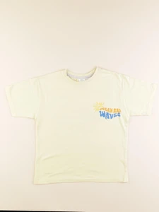 Zara - tee-shirt imprimé au dos jaune - 8/9 ans