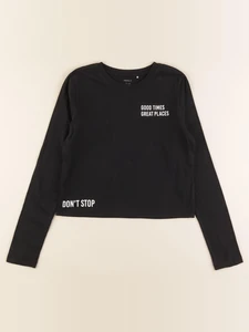 Name it - tee-shirt imprimé au dos noir - 11/12 ans