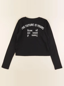 Name it - tee-shirt imprimé au dos noir - 11/12 ans