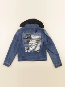 IKKS - veste imprimé au dos bleu - 10 ans