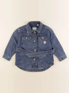 Vertbaudet - veste imprimé au dos bleu - 4 ans