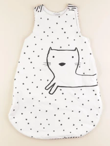 Vertbaudet - gigoteuse TOG 1,5 blanc - 0/6 mois