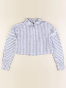 Le temps des cerises  - chemise imprimé au dos bleu - 14 ans