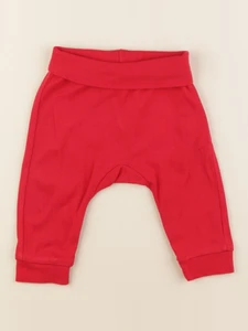 H&M - sarouel imprimé dos rouge - 4/6 mois