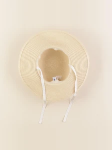 Petit Bateau - chapeau beige - 3/6 mois