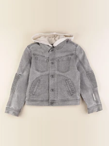 IKKS - veste imprimé au dos gris - 8 ans