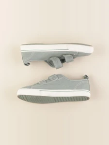 H&M - tennis à scratch/ lacets vert - pointure 34