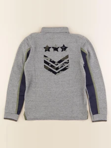 IKKS - polo imprimé au dos gris - 8 ans