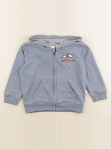 Quiksilver - sweat imprimé au dos bleu - 4 ans