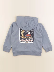 Quiksilver - sweat imprimé au dos bleu - 4 ans