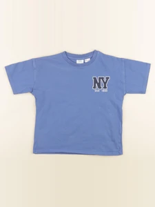 Zara - tee-shirt imprimé au dos bleu - 5 ans