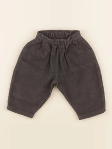 Studio Boheme - Pantalon velour Corderoy gris - 3 mois