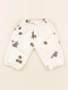 Studio Boheme - Pantalon Porgy polaire sapin beige - 12 mois