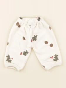Studio Boheme - Pantalon Porgy polaire sapin beige - 12 mois
