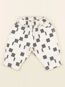 Studio Boheme - Pantalon Carrot Carres beige - 6 mois