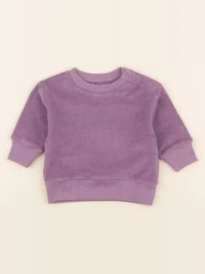 Studio Boheme - Sweat Bart Terry violet - 6 mois