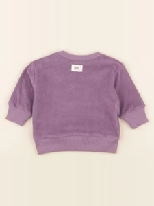 Studio Boheme - Sweat Bart Terry violet - 6 mois