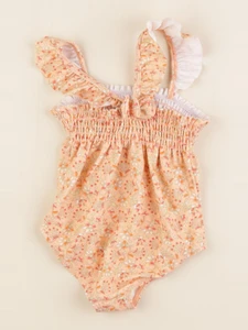 Vertbaudet - maillot de bain orange - 12 mois