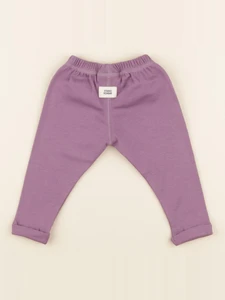 Studio Boheme - Leggings Rom Pom violet - 3 mois