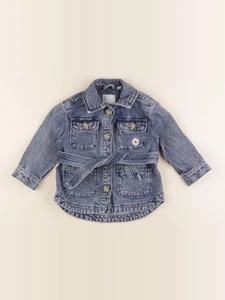 Vertbaudet - veste imprimé au dos bleu - 3 ans