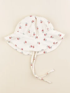 Petit Bateau - chapeau blanc - 12/18 mois