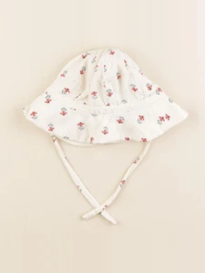 Petit Bateau - chapeau blanc - 12/18 mois