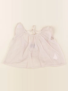 Tocoto vintage - blouse rose, argent - 2/3 ans