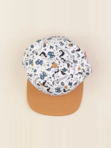 Hello Hossy - casquette marron, bleu - 6/14 ans