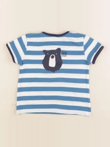 Cadet Rousselle - tee-shirt imprimé au dos blanc, bleu - 4 ans