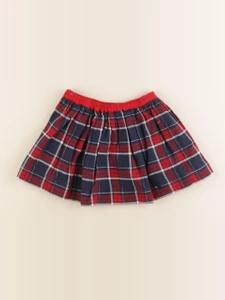 Vertbaudet - jupe réversible bleu, rouge - 4 ans