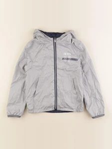 IKKS - coupe-vent réversible bleu, gris - 8 ans