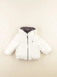 IKKS - veste réversible blanc - 18 mois