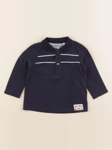 IKKS - polo imprimé au dos bleu - 6 mois