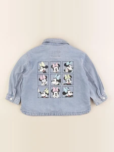 Zara - chemise imprimé au dos bleu - 18/24 mois