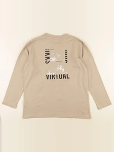 IKKS - tee-shirt imprimé au dos beige - 12 ans