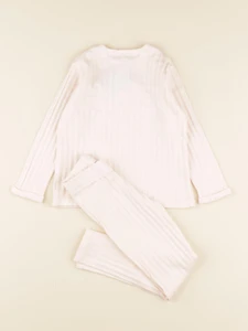 Lililotte - pyjama coton Oscar rose poudré - 4 ans
