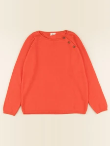 Lililotte - pull Clément tangerine - 12 ans