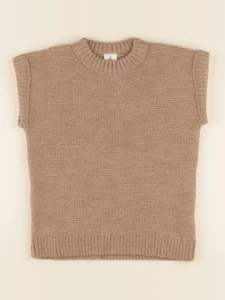 Lililotte - pull Théodora beige chiné - 12 ans