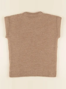 Lililotte - pull Théodora beige chiné - 12 ans