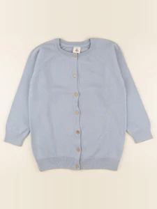 Lililotte - gilet Victorien bleu chiné - 12 ans