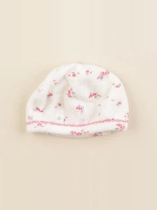 Petit Bateau - bonnet de naissance blanc - 0/1 mois