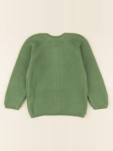 Lililotte - gilet Victoria vert pré - 6 ans