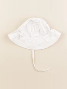 Vertbaudet - chapeau blanc - 12/18 mois