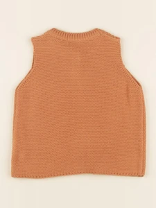 Lililotte - gilet Agathe moka - 36 mois