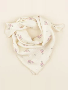 Lililotte - foulard coton imprimé fleuri 50x50 cm